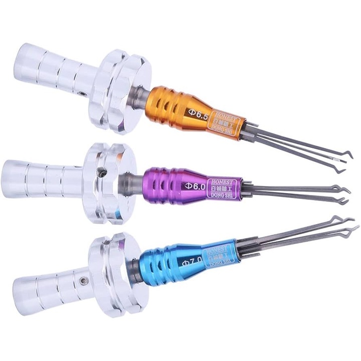 Instrument de deschidere a incuietorilor in forma de cruce, Pentru lacatus, Multicolor