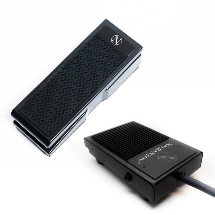 Két pedál készlet: NALBANTOV Expression Pro Expression pedál és ️NALBANTOV Sustain Pro Sustain pedál