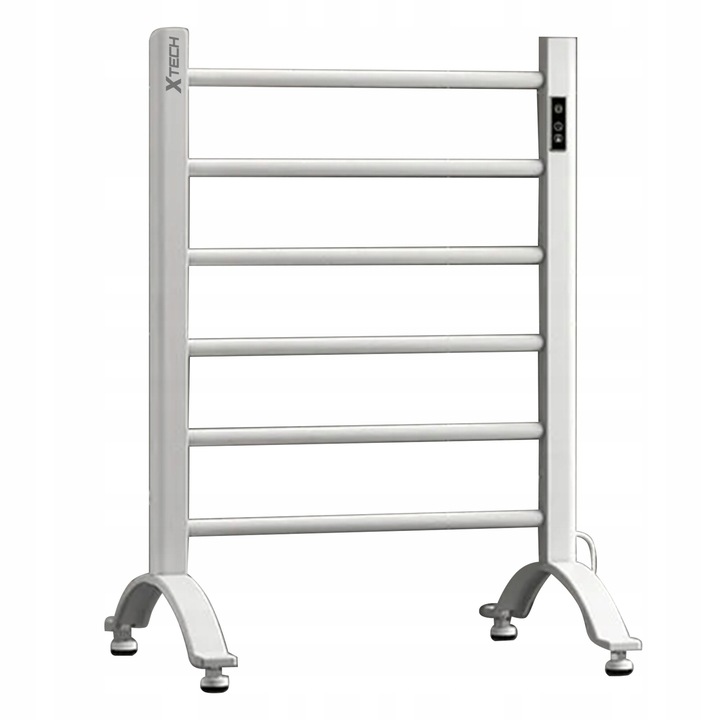 Електрическа скара за баня XTECH, бяла, 105 W, 54x90,5x35 см, стенен или свободностоящ