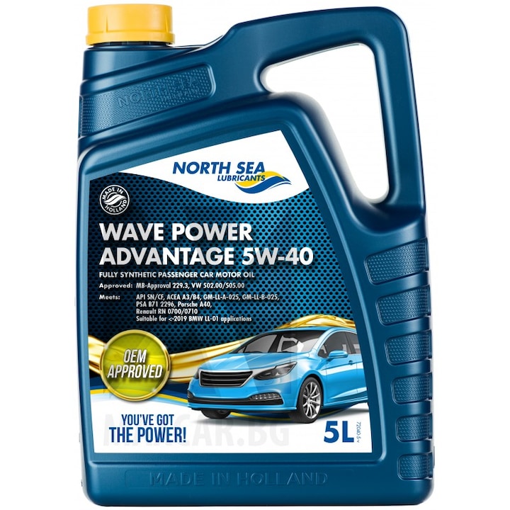 Моторно Масло North Sea Wave Power Advantage 5w40, 5Л