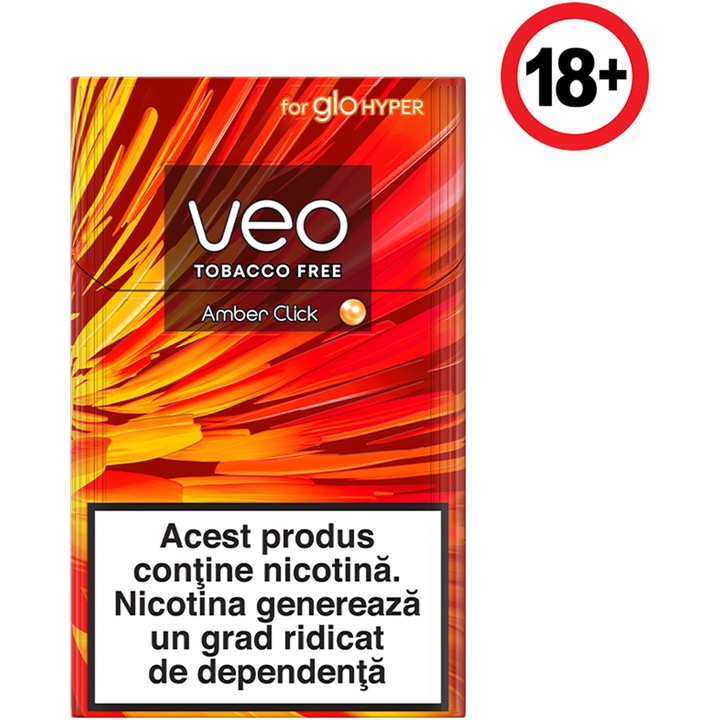 Cartus veo™ designed for glo Amber Click