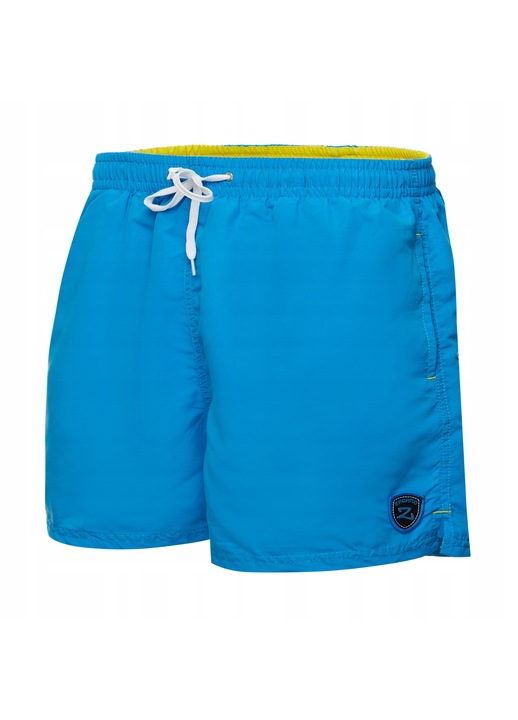 Pantaloni scurti de inot barbati, Zagano 5106, Poliester, Albastru deschis