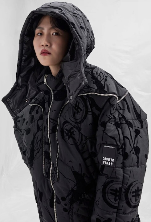 Дамско яке VDR, Черен