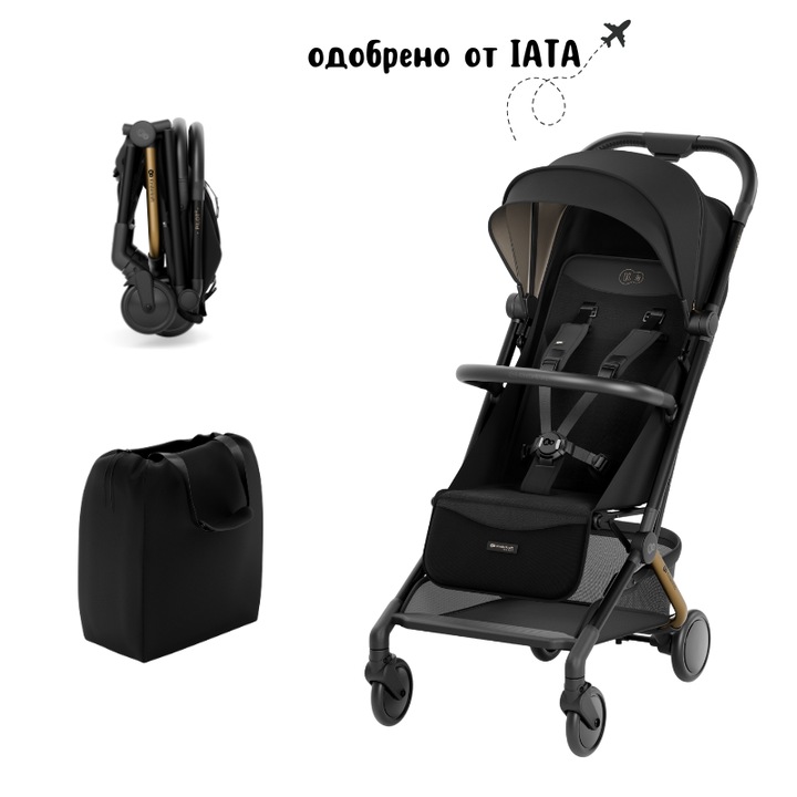 Carucior Sport Kinderkraft Pilot 2, 0-22 Kg, Midnight Black