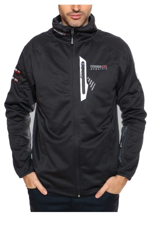 Jachetă pentru bărbați Geographical Norway Treasure Softshell GEO-TRES, Negru