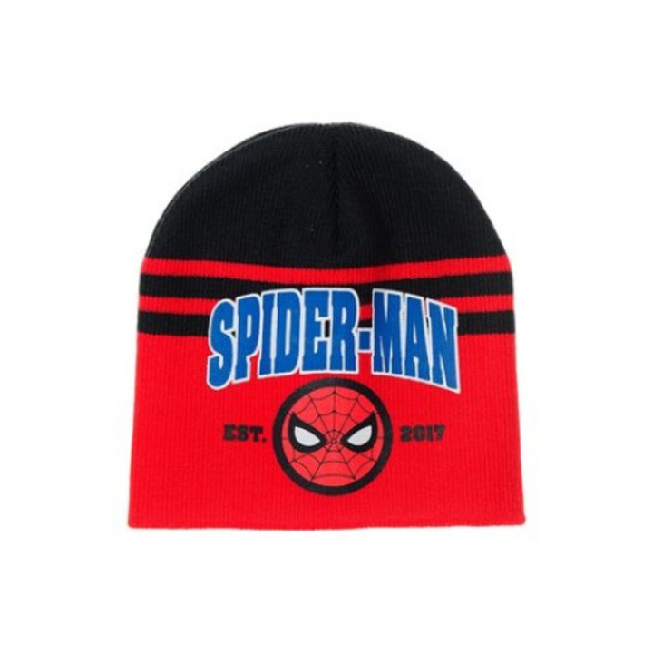 Caciula acril Spider-Man Est 27782, Rosu