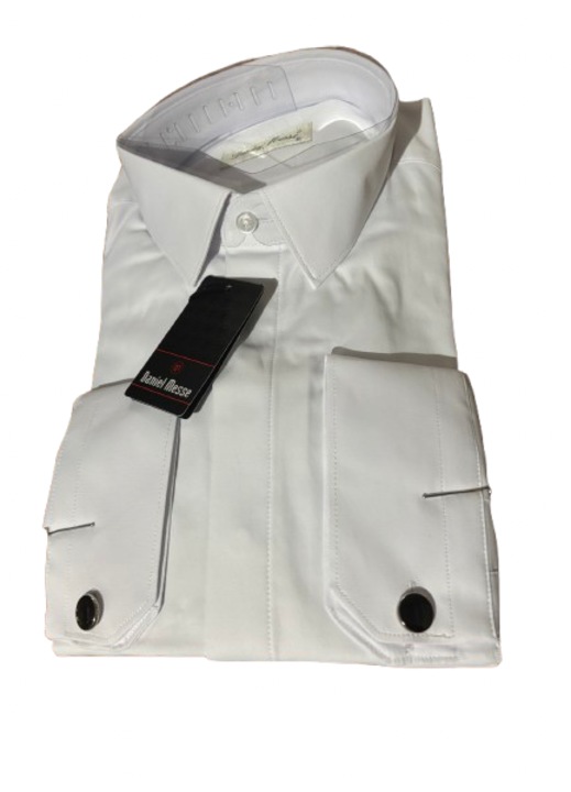 Camasa cu butoni Daniel Messe, Alb