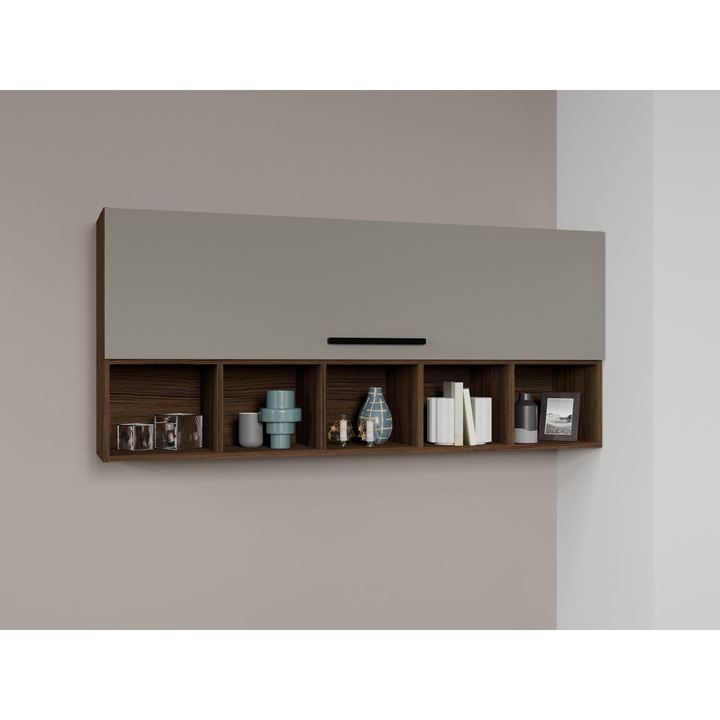 Dulap Suprapozabil, Nuc / Casmir Solomon, L 154 x A 30.4 x H 69 cm