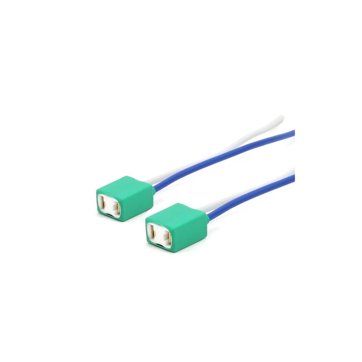 Mufa auto ceramica H7, izolata, set 2 bucati, E-led Tech