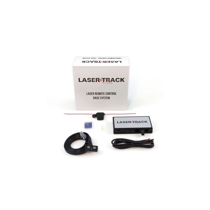LaserTrack Flare F2R2: Aktív lézeres traffipaxvédelmi termék 2db első és 2db extra lapos hátsó szenzorral 1db vékony rendszámtábla keretben