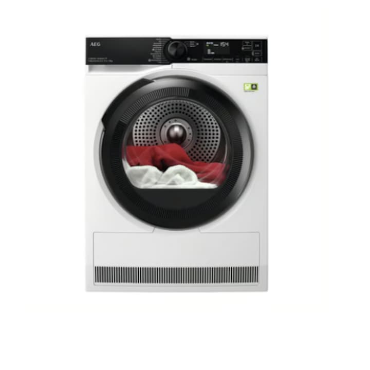 Uscator de rufe AEG TR9X880EX, 8 kg, pompa de caldura, AbsoluteCare, SmartDry