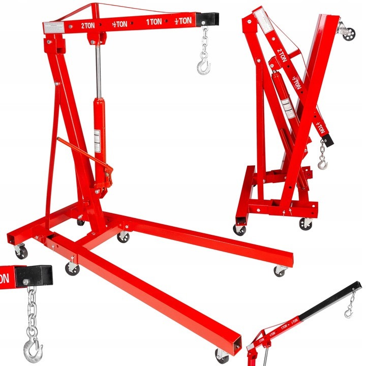 Macara ridicare 2 t, Kraft&Dele, girafa pliabila, KD333