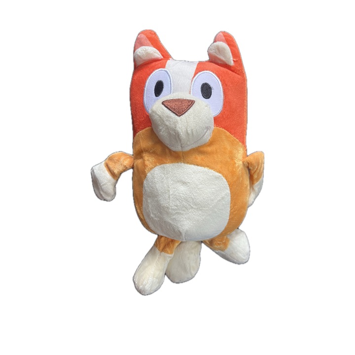 Jucarie de plus Bingo din desenele animate cu Bluey si Bingo, 30 cm din plus fin