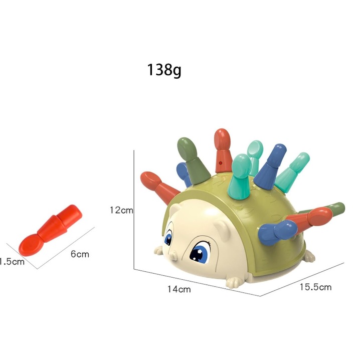 Set Creativ Constructie Blocuri Din Lemn Montessori Joc Educational Dezvoltare Abilitati Motorii Fine 3+ Ani Stocare Usoara pentru Copii