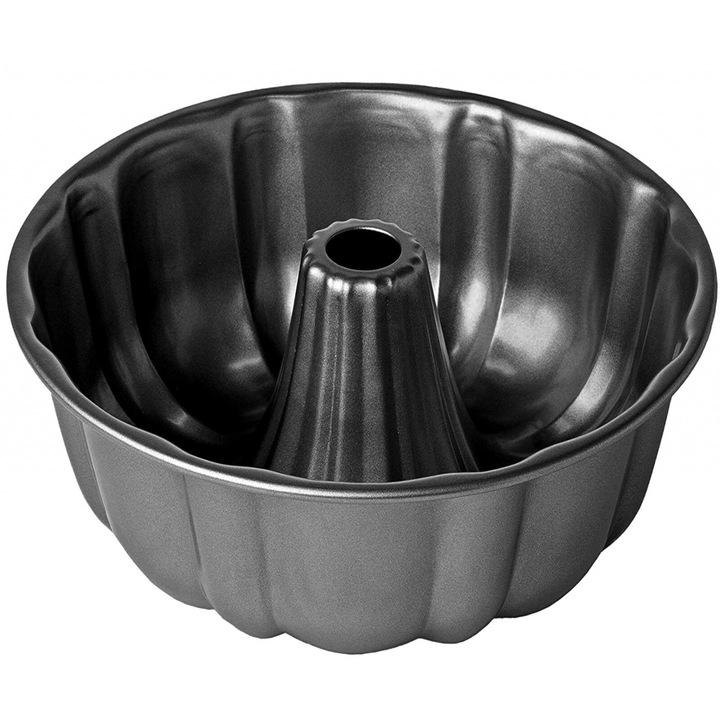 25 cm-es kerek szénacél serpenyő, tapadásmentes bevonat, nagyon magas peremű, egyenletes hőeloszlás, fekete