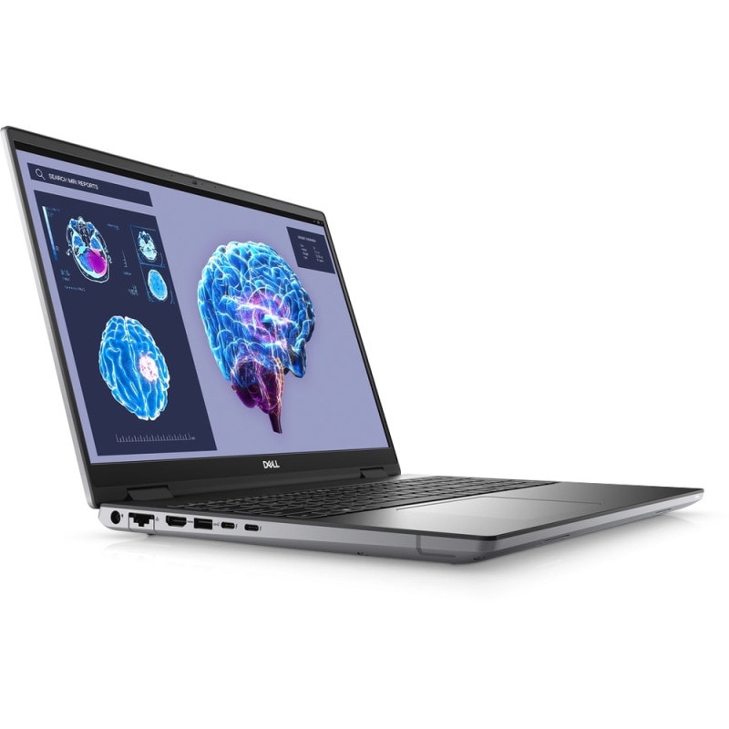 Laptop Dell Precision Workstation 7680 cu procesor Intel® Core™ i7-13850HX pana la 5.3GHz, 16" Full HD+, 32GB RAM, 1TB SSD, NVIDIA® GeForce RTX™ 3500 12GB GDDR6, Windows 11 Pro, Silver