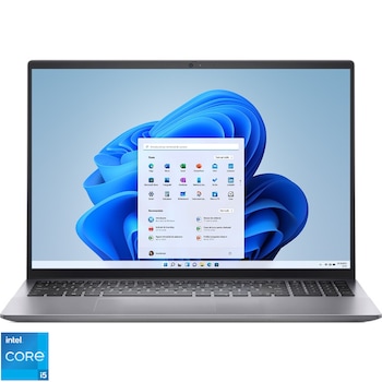 Laptop Dell Vostro 5630 cu procesor Intel Core i5-1340P pana la 4.6GHz, 16.0'' Full HD+, 8GB, 512GB SSD, Intel Iris Xe Graphics, Windows 11 Pro, Silver