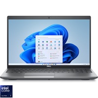 Laptop Dell Precision Workstation 3591 cu procesor Intel Core Ultra 7 155H pana la 4.8GHz, 15.6" Full HD, 32GB, DDR5 RAM, 1TB SSD, NVIDIA GeForce RTX 1000 6GB GDDR6, Windows 11 Pro, Silver