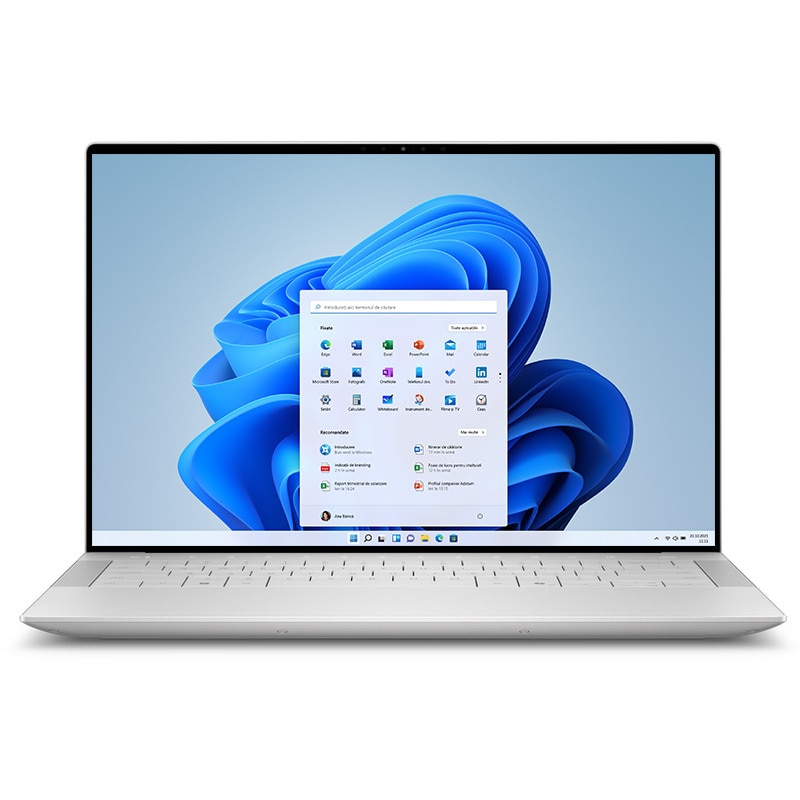 Laptop Dell XPS 9440 cu procesor Intel® Core™ Ultra 7 155H pana la 4.8GHz, 14.5'', 3.2K, OLED, Touch, 32GB LPDDR5x RAM, 2TB SSD, Intel® Arc Graphics, Windows 11 Pro, Platinum