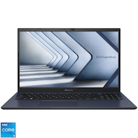Laptop ASUS ExpertBook B1 B1502CVA cu procesor Intel Core i5-1335U pana la 4.6GHz, 15.6'', Full HD, 8GB DDR4 RAM, 512GB SSD, Intel UHD Graphics, No OS, Black