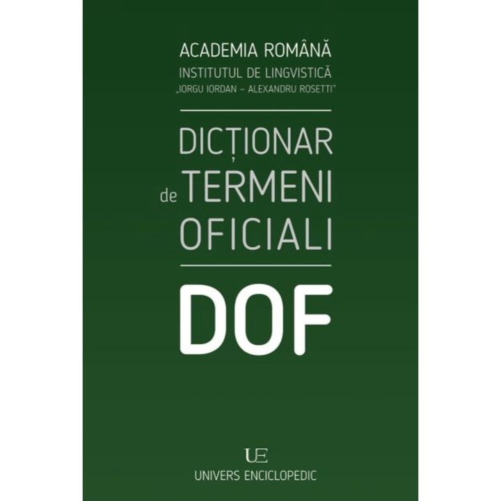DOF - Dictionar de termeni oficiali, Academia Romana