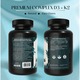Supliment Alimentar Vitamina D3 + K2 Premium, NATUM NATURALS®, D3 25 mcg, K2 37.5 mcg, Vitamine, Minerale, Natural, Nutritie, Fara Alergeni, Biodisponibilitate Crescuta, Absorbtie Ridicata, Suport Imunitar, Vegan, Usor Inghitit, Cure 90 Zile, 90 Capsule