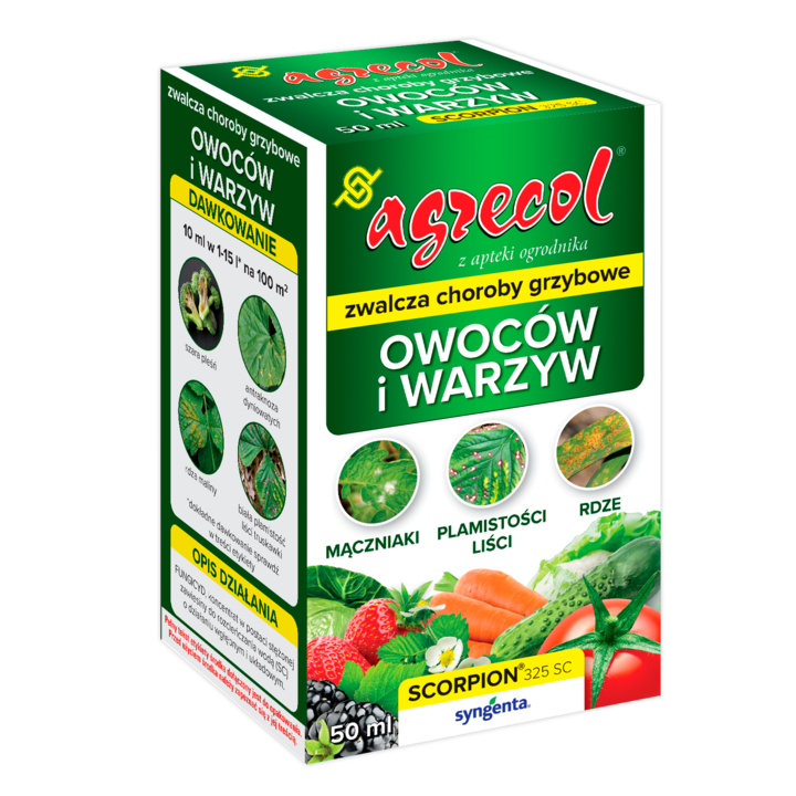 Fungicid Scorpion 325 SC, 50ml, pentru combaterea bolilor fungice la fructe si legume