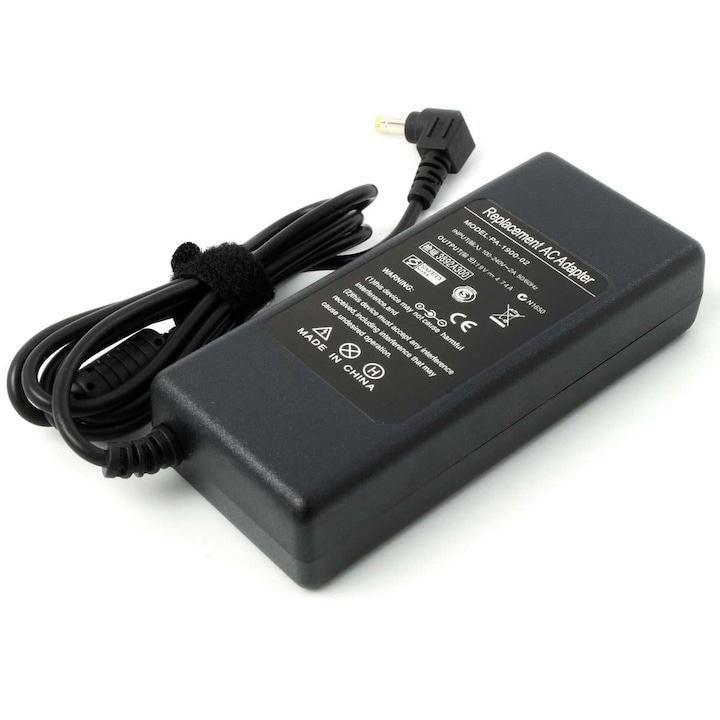 Съвместимо зарядно за Toshiba Satellite P875D 90W, PA3716E 1AC3 90W, Pro M50 90W, Pro M70, Pro M70 90W, S50 A 90W, S50 B 90W, S55 A 90W