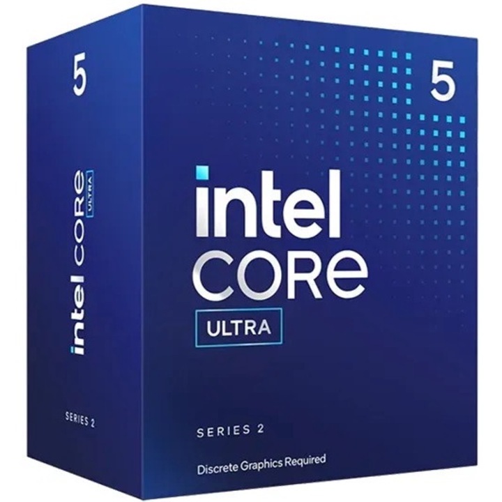 Процесор Intel Arrow Lake, кутия Core Ultra 5 225F 3.3GHz