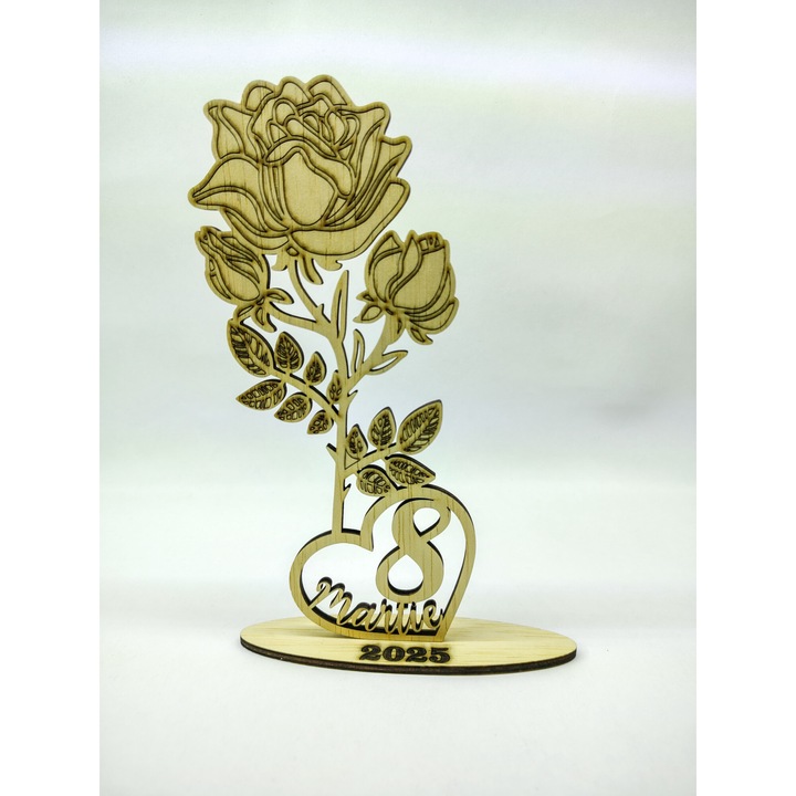 Роза Орнамент с пъпки 8 март