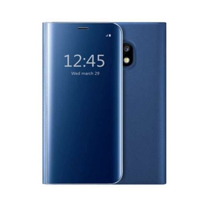 Калъф за Oppo A5 2020/A9 2020 с огледален капак, син