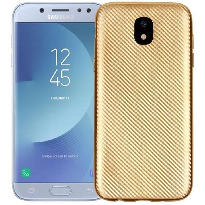 Златен калъф от въглеродни влакна Huawei Y5 II i-Zore