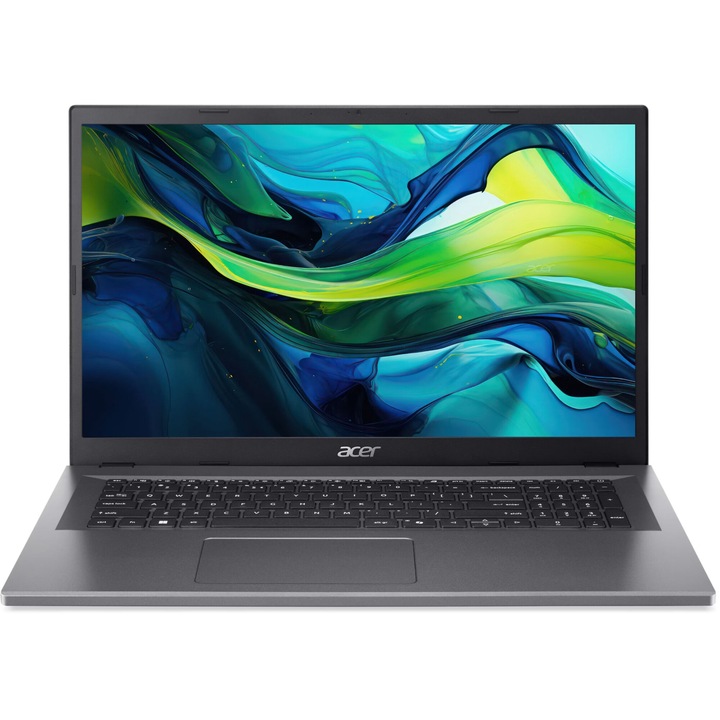 Лаптоп Acer Aspire Go 17 AG17-31P-C5VT с Intel N150 (3.6GHz, 6M), 16 GB, 512GB M.2 NVMe SSD, Intel UHD Graphics 24EUs, Linux, Сребрист
