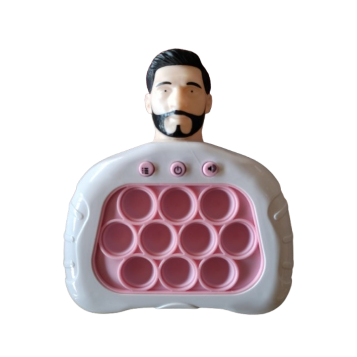 Interaktív Pop It játék, antistressz, szilikon, foci VICTINY®, többszínű / messi