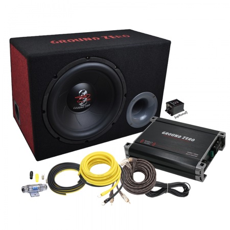 Pachet Ground Zero GZ Basskit 12.300X-II Subwoofer Bass Reflex