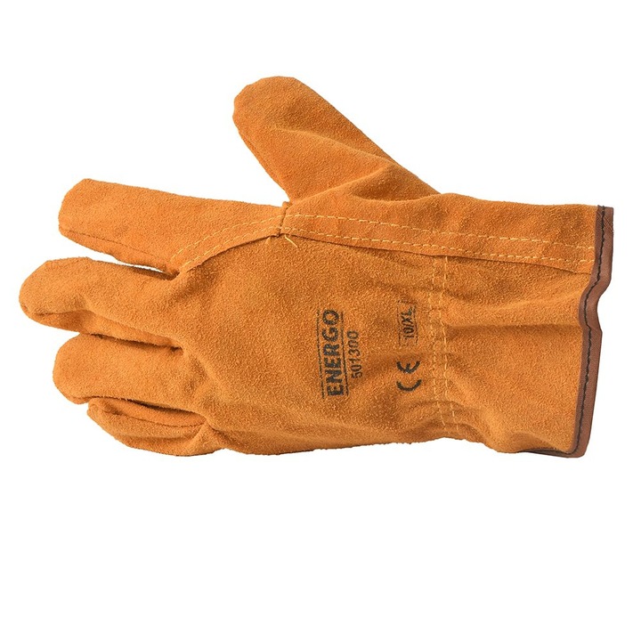Manusi protectie NOVA marimea 9 piele intoarsa bovine integral EN388-4134X Energo
