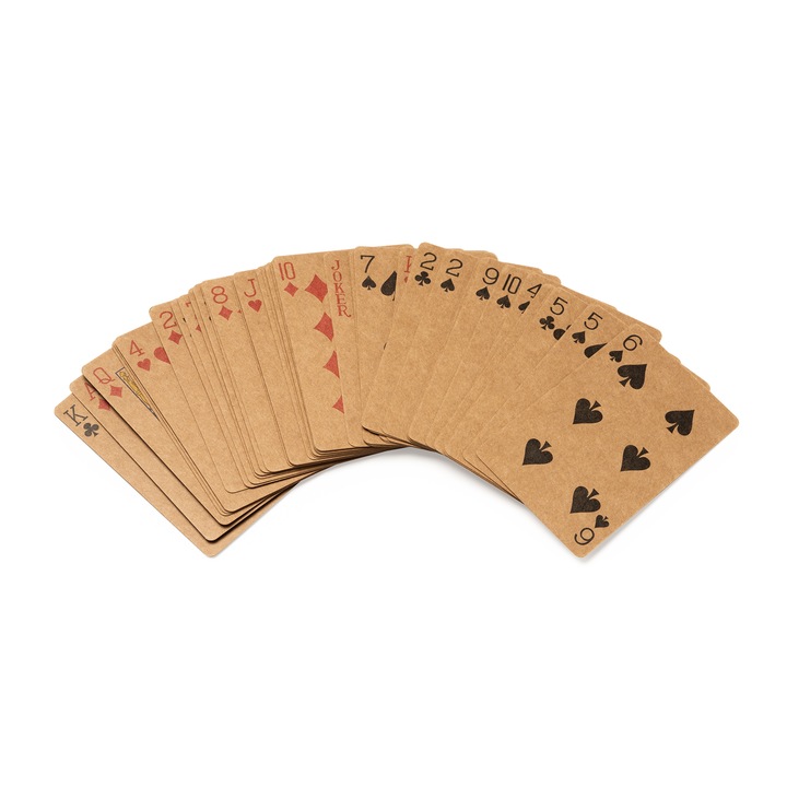 Intelli® Naipe - Carti de Joc pentru Poker, Tip French Deck, 54 Carti