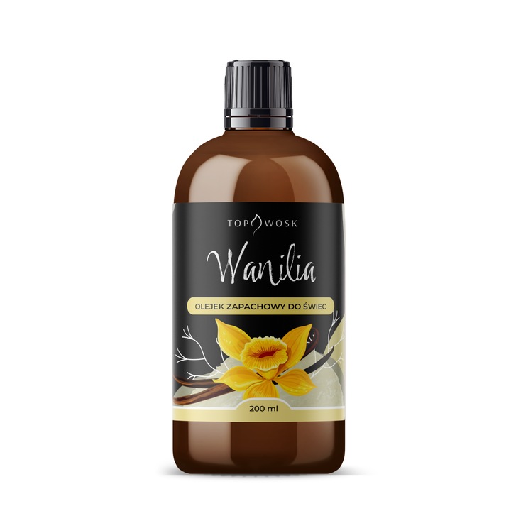 Ulei parfumat de lumanare de vanilie 200 ml parfum de ceara de parafina TopWosk