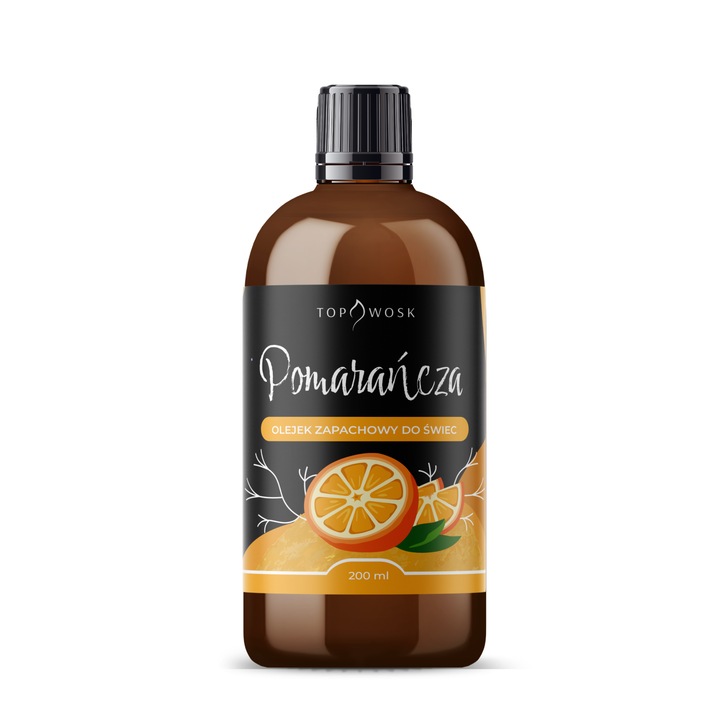 Ulei parfumat lumanare Portocale 200 ml parfum pentru ceara de parafina TopWosk