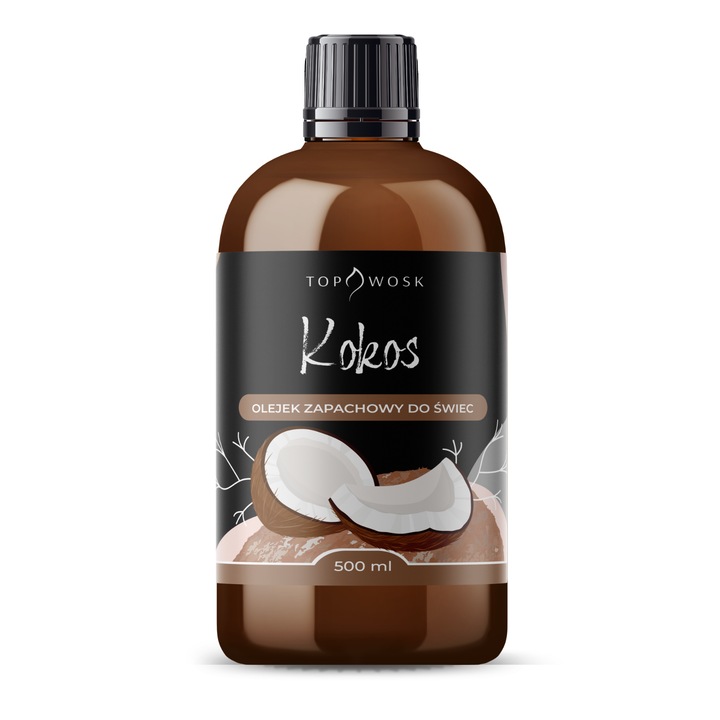 Ulei parfumat lumanare Cocos 500ml parfum ceara de parafina TopWosk