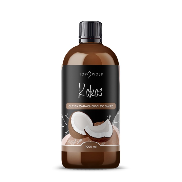 Ulei parfumat lumanare Cocos 1000ml parfum ceara de parafina TopWosk