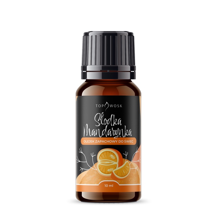 Ulei parfumat de lumanari Sweet Mandarin 10ml parfum de ceara de parafina TopWosk