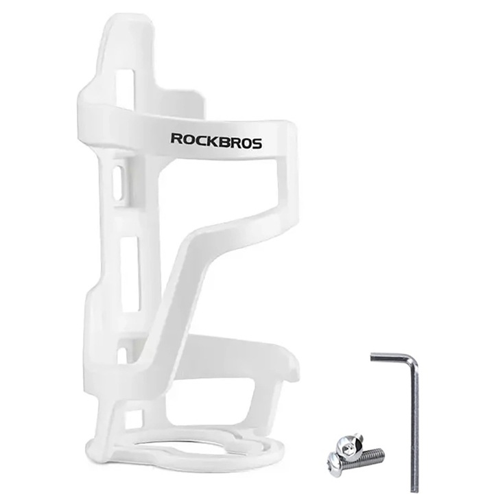 Rockbros univerzális kulacstartó, rugalmas, fehér, 51x73mm