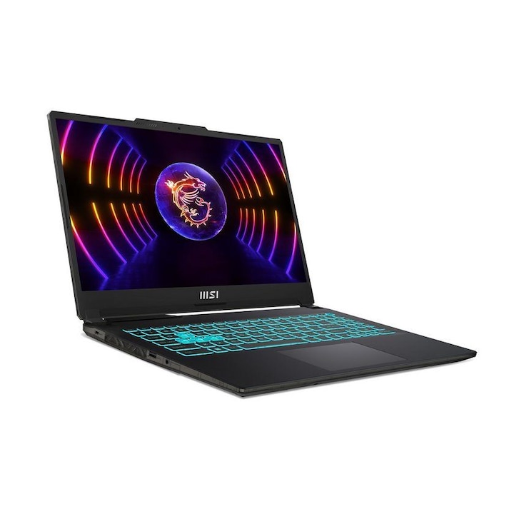 MSI Cyborg 15 A13VF-1485XPLA13VF-1485XPL laptop, 15,6 hüvelykes 1920 x 1080, Intel Core I5-13420H 8 C / 12 T, 3,4 GHz - 4,6 GHz, 12 MB gyorsítótár, 16 GB DDR5, 512 GB SSD, Nvidia GeForce RTX 4060, Free DOS
