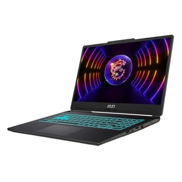 Лаптоп MSI Cyborg 15 A13VE-1613XPL, 15,6 инча 1920 x 1080, Intel Core I5-13420H 8 C / 12 T, 3,4 GHz - 4,6 GHz, 12 MB кеш, 16 GB DDR5, 512 GB SSD, Nvidia GeForce RTX 4050, Без операционна система