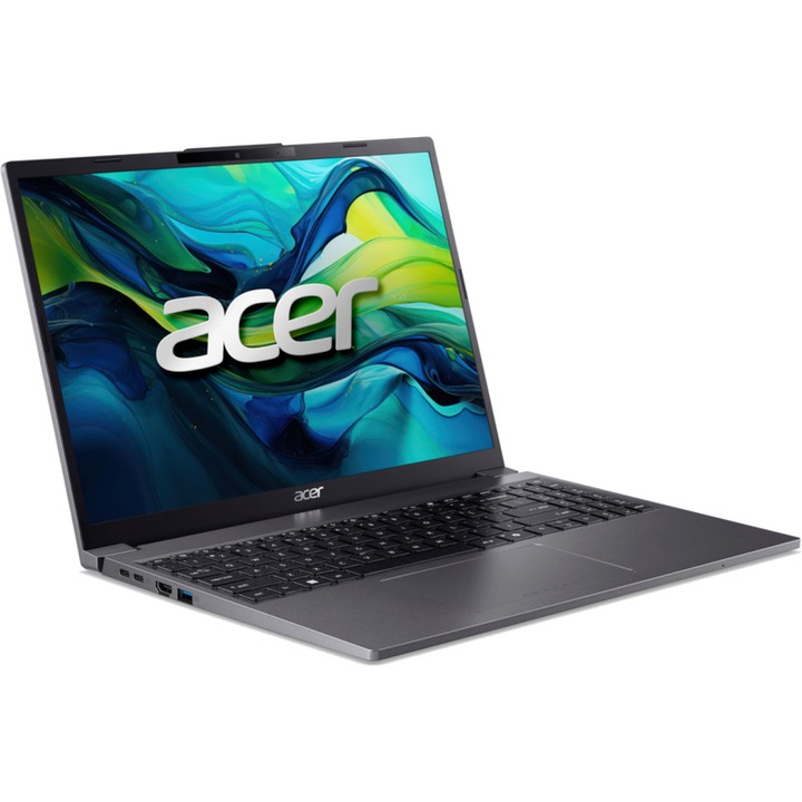 Laptop Acer Aspire Go 15 AG15-51P Procesor Intel® Core™ i5-1334U 12M Cache, up to 4.60 GHz 15.3" WUXGA, 16GB, 512GB SSD, Intel Integrated Graphics, Gri