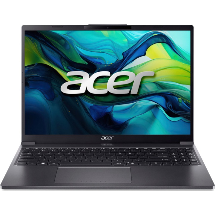 Laptop Acer Aspire Go 15 AG15-51P Intel® Core™ i5-1334U processzor 12M gyorsítótár, akár 4,60 GHz 15,3" WUXGA, 16 GB, 512 GB SSD, Intel integrált grafikus kártya, szürke