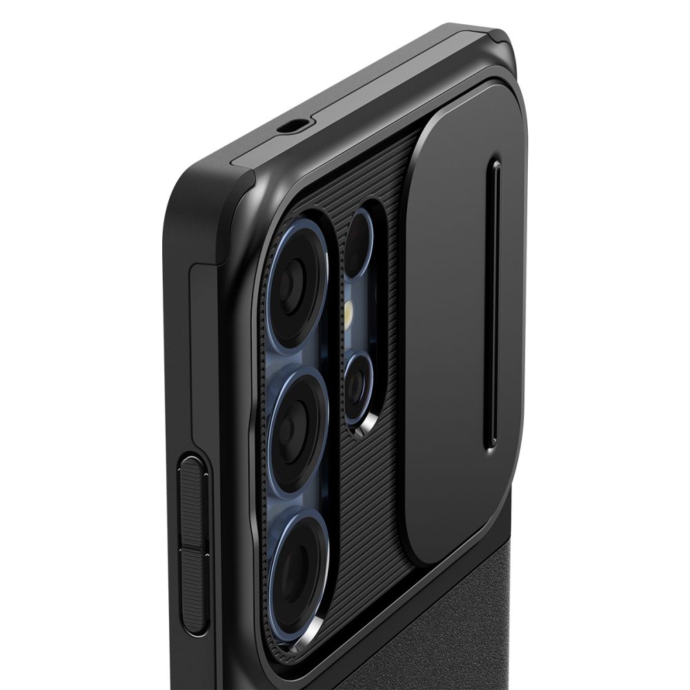 Carcasa Spigen Optik Armor compatibila cu Samsung Galaxy S25 Ultra Black