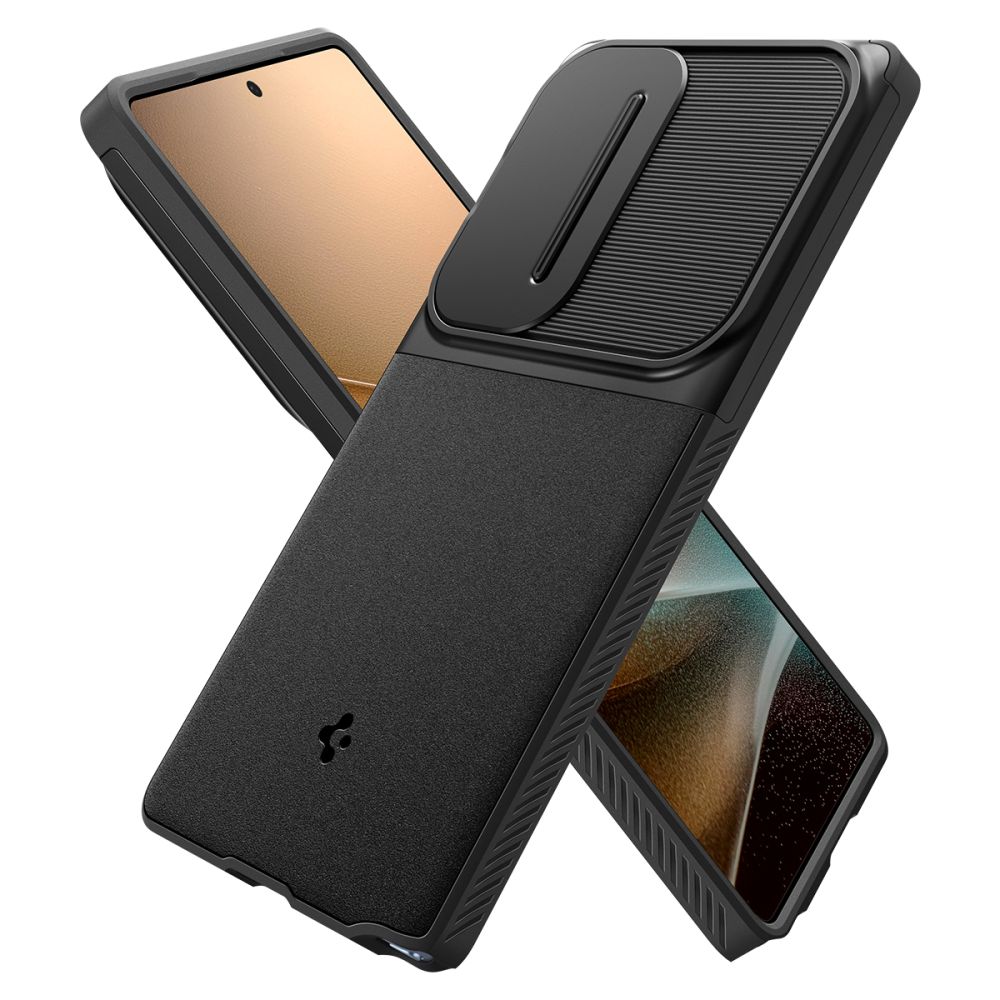 Carcasa Spigen Optik Armor compatibila cu Samsung Galaxy S25 Ultra Black