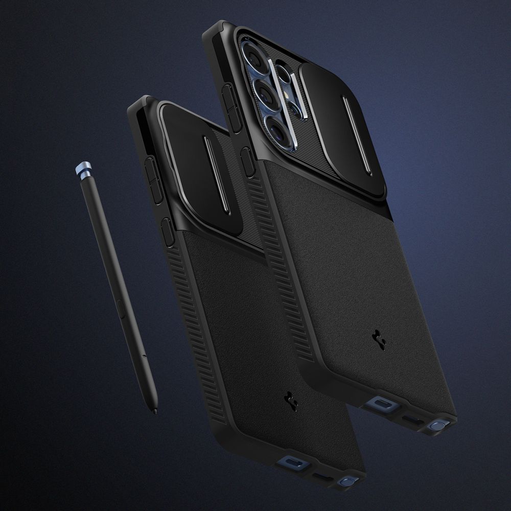 Carcasa Spigen Optik Armor compatibila cu Samsung Galaxy S25 Ultra Black
